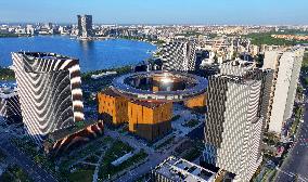 Giant Circular Building in Shanghai