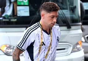 Real Madrid vs Dortmund - Arrival - FIFA Club World Cup - New Jersey