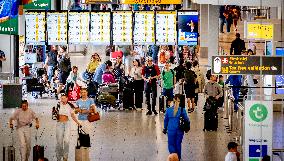 Illustration - Summer Holidays Airport Departures