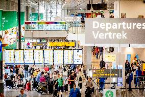 Illustration - Summer Holidays Airport Departures