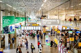 Illustration - Summer Holidays Airport Departures