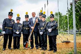 The King Opens the Old Limburg Archers Festival - Netherlands