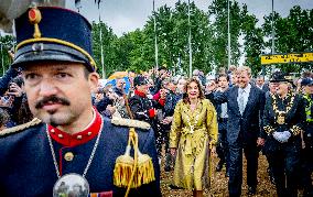 The King Opens the Old Limburg Archers Festival - Netherlands