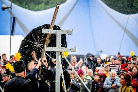 The King Opens the Old Limburg Archers Festival - Netherlands
