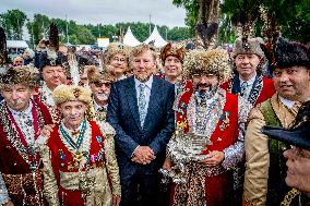 The King Opens the Old Limburg Archers Festival - Netherlands