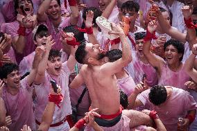 Chupinazo of San Fermin 2025 - Spain