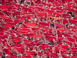 Chupinazo of San Fermin 2025 - Spain