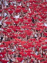 Chupinazo of San Fermin 2025 - Spain