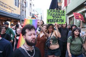 Anti Gouvernement Protest in Izmir -Turkey