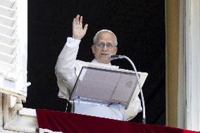 Pope Leo XIV Gives Angelus Prayer - Vatican