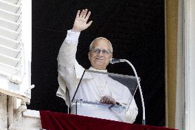 Pope Leo XIV Gives Angelus Prayer - Vatican