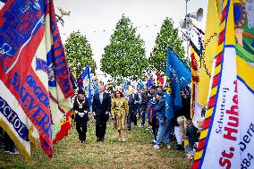 King Willem-Alexander At Limburg Shooting Festival - The Netherlands