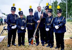 King Willem-Alexander At Limburg Shooting Festival - The Netherlands