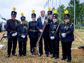 King Willem-Alexander At Limburg Shooting Festival - The Netherlands