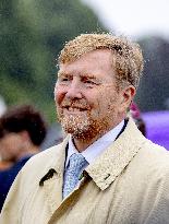 King Willem-Alexander At Limburg Shooting Festival - The Netherlands
