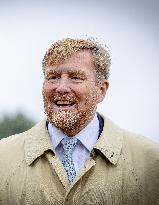 King Willem-Alexander At Limburg Shooting Festival - The Netherlands