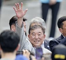 Upper house election campaigning