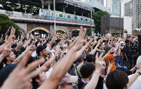 Upper house election campaigning