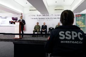 National Strategy Against Extortion News Conference - Mexico