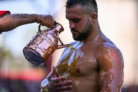 Oil Wrestling Competition - Turkey