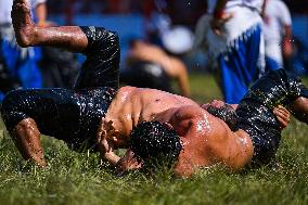 Oil Wrestling Competition - Turkey