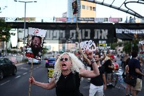 Demonstration For Permanent Ceasefire - Tel Aviv