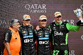 Lando Norris Celebrates His Trophy F1 British GP 2025 - UK
