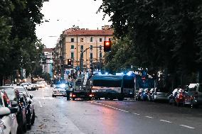 Storm Causes Damage in Milan - Italy