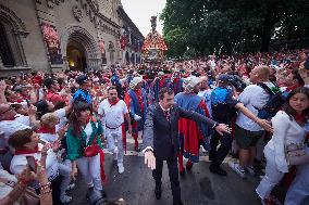 Procession of San Fermín 2025 - Spain