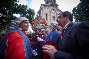 Procession of San Fermín 2025 - Spain