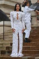 PFW Schiaparelli Outside Arrivals