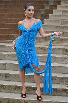 PFW Schiaparelli Outside Arrivals