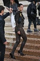 PFW Schiaparelli Outside Arrivals