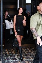 Dua Lipa Leaves the Cost Hotel - Paris