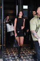 Dua Lipa Leaves the Cost Hotel - Paris
