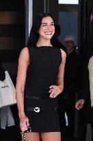 Dua Lipa Leaves the Cost Hotel - Paris