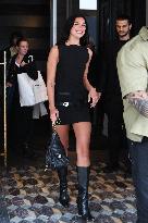 Dua Lipa Leaves the Cost Hotel - Paris