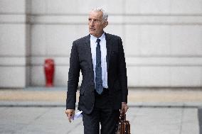 Socialist Party Members arrive for a meeting about the preparation of the 2026 Budget at Bercy - Paris RL