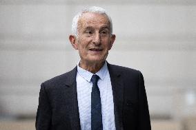 Socialist Party Members arrive for a meeting about the preparation of the 2026 Budget at Bercy - Paris RL