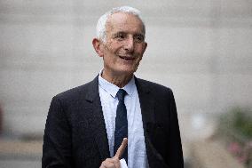 Socialist Party Members arrive for a meeting about the preparation of the 2026 Budget at Bercy - Paris RL