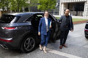 Socialist Party Members arrive for a meeting about the preparation of the 2026 Budget at Bercy - Paris RL