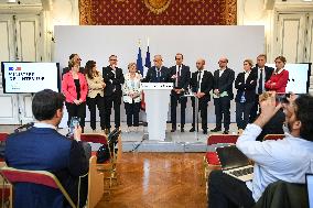 Presser at the French Interior Ministry in Paris FA
