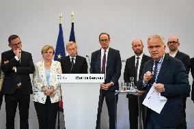 Presser at the French Interior Ministry in Paris FA