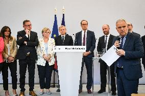 Presser at the French Interior Ministry in Paris FA