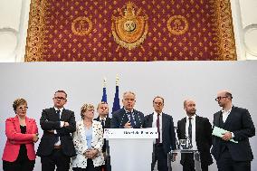 Presser at the French Interior Ministry in Paris FA