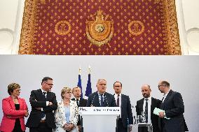 Presser at the French Interior Ministry in Paris FA
