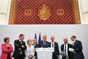 Presser at the French Interior Ministry in Paris FA