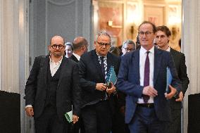 Presser at the French Interior Ministry in Paris FA