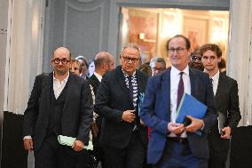 Presser at the French Interior Ministry in Paris FA