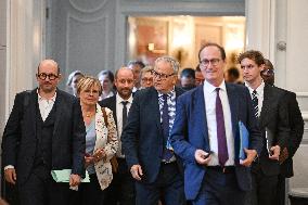 Presser at the French Interior Ministry in Paris FA